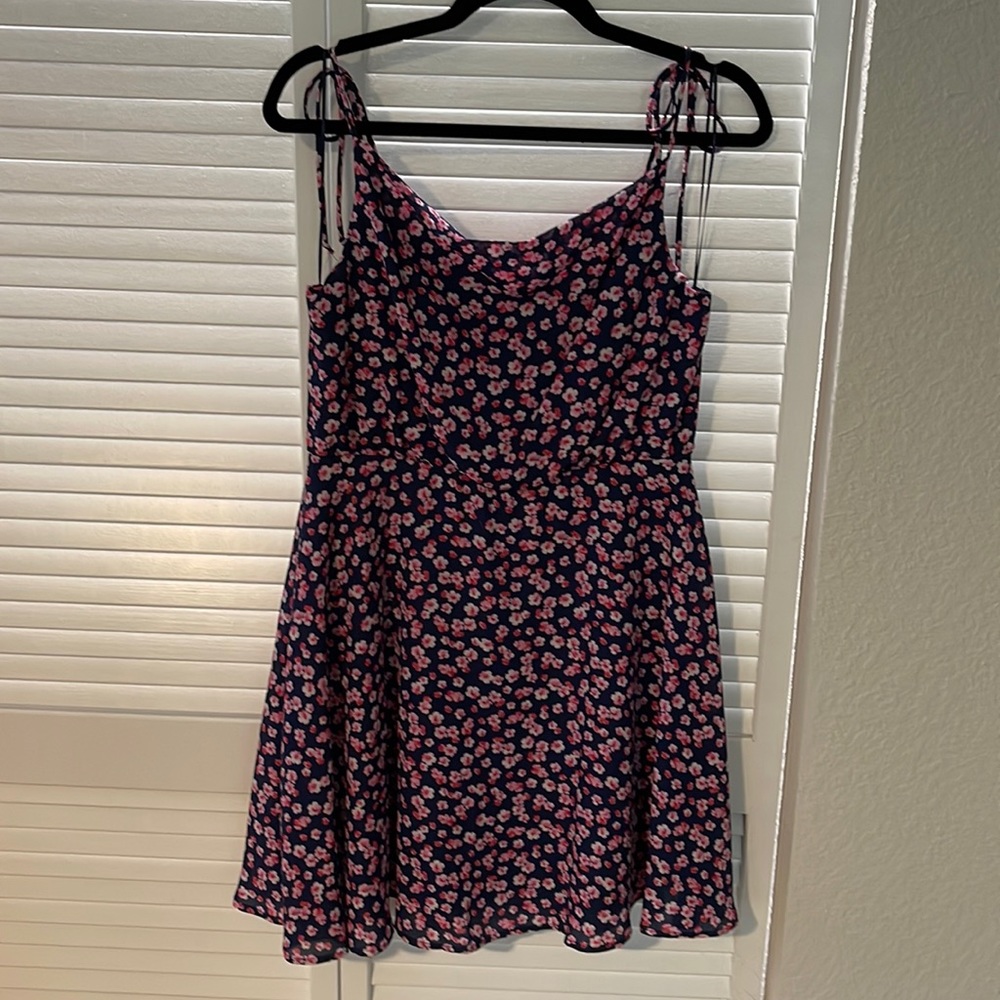 Altar’d State Floral Tie Strap Dress